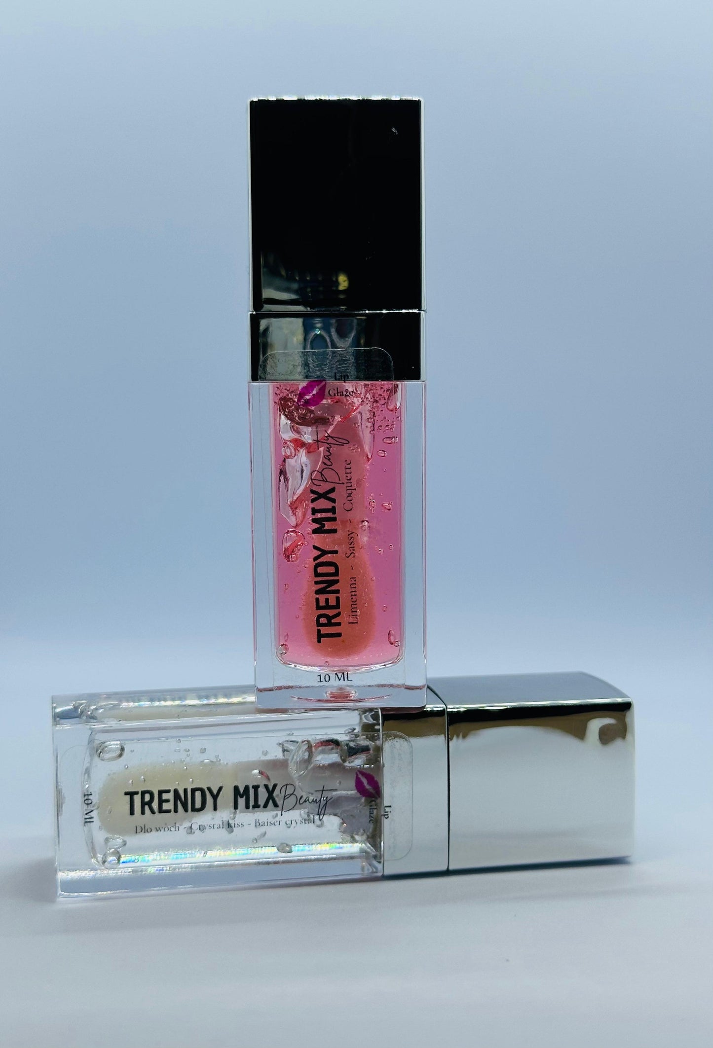 Klè kou dlo wòch - Crystal kiss - Baiser crystal Lip Gloss (Hydrating)